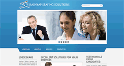 Desktop Screenshot of kashyapstaffing.com